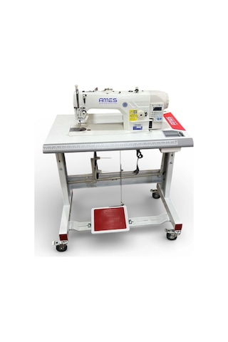 As-9910-d4-mini-ames İplik Kesicili Elek. Düz Mini Tablalı Beyaz