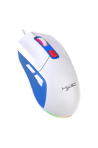 Mufunye Hxsj X300 Oyun Faresi: 6 Dpı Seviyesi, 14 Rgb Aydınlatma, Ergonomik Tasarım, Makro Programlama 112 Karakter 001