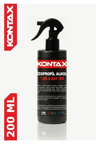 Kontax Saf İpa %99,9 İzopropil Alkol 200 ML