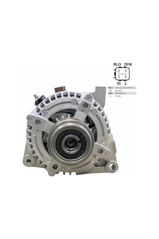 12v Alternatör Dinamo 100 A 4 Fiş Ig-l-rlo-fr- M Toyota Aurıs/corolla 1.4 D-4d 2007