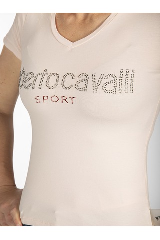 ROBERTO CAVALLI  Kadın T'shirt RRC5492L Pembe