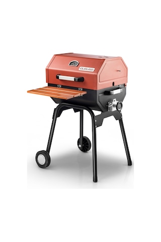 Guruss Cg-050 Kömürlü Barbekü Mangal Tam Set Oksit Kırmızı Model:grs07