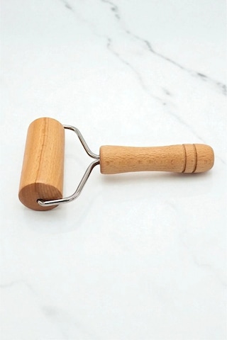2 Li Mor Silikon Hamur Açma Matı 45x65 Cm Ve Ahşap Saplı Silindir Hamur Açıcı 19 Cm Diğer