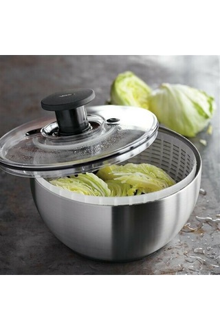 Oxo 1071497 Steel Çelik Salata Kurutacağı