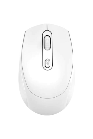 Platoon Pl-1865 Usb Mavi/siyah/beyaz 3 Renk 2in1 Bluetooth Ve 2.4ghz Şarjlı Type-c Girişli Sessiz Kablosuz Mouse Pl-1865