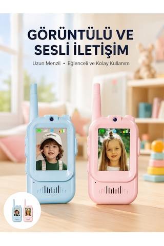 Uzun Menzilli Video Walkie Talkie Eğitici Ve Eğlenceli Oyuncak - 14999 Çok Renkli