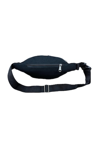 Monte Lui Unisex Kanvas Kumaş Bel Ve Çapraz Çanta Siyah