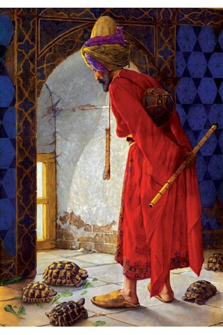 Ks Games 2000 Parça Kaplumbağa Terbiyecisi Puzzle - Osman Hamdi Bey