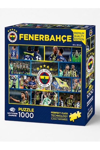 Mythos Lisanslı Fenerbahçe 1000 Parça Puzzle 68 X 48 Cm Premium Quality Edition Perfect Click Technology