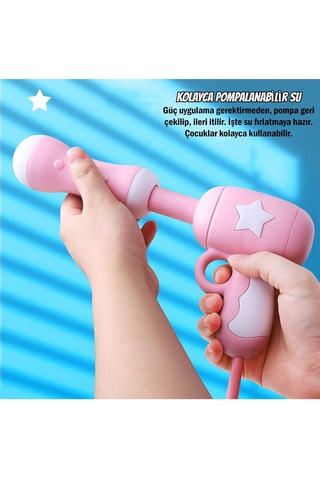 Sırt Çantalı Sırta Takılabilen Pompalı Su Tabancası 2000ml Kapasite - Çok Renkli