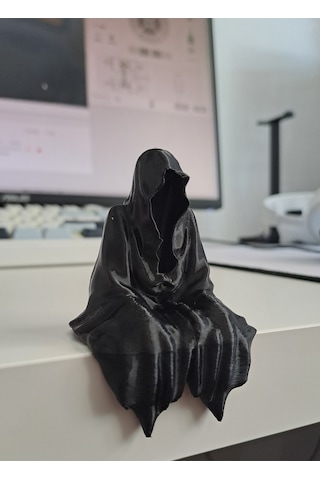 3d Masa - Kitaplık - Gamer Dekorasyonu Ghost Azrail Kitaplık Figür/biblo