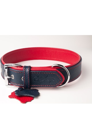 Privilege Flotter Hakiki Deri Köpek Boyun Tasması XL Lacivert Kırmızı 4 x 54-64 CM Lacivert Privilege Flotter Hakiki Deri Köpek Boyun Tasması XL Lacivert Kırmızı 4 x 54-64 CM Lacivert