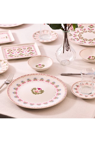 Aryıldız Ivy Pink 32 Parça 6 Kişilik Kahvaltı Takımı Çok Renkli