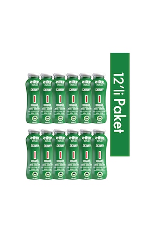 12'li Organik Skinny %100 Meyve-sebze Suyu 200 Ml