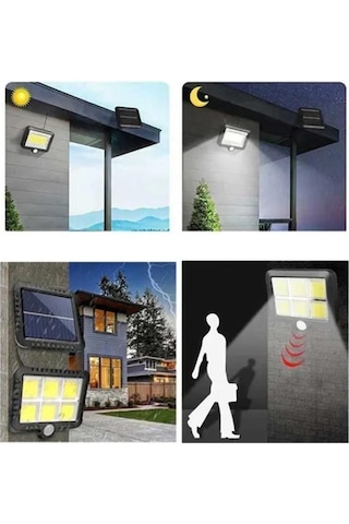 Hareket Sensörlü Solar Led 6 Bölmeli Kumandasız Dg1332