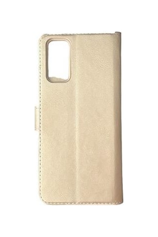 Jopus Galaxy S20 İle Uyumlu Kapaklı Kartlıklı Cüzdanlı Kılıf Gold Gold