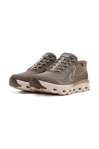 Skechers Glide-step Sole Memory Foam Womens Sneaker Lastik Bağcıklı Hafızalı Taban Kadın Günlük Spor Ayakkabı Kahverengi