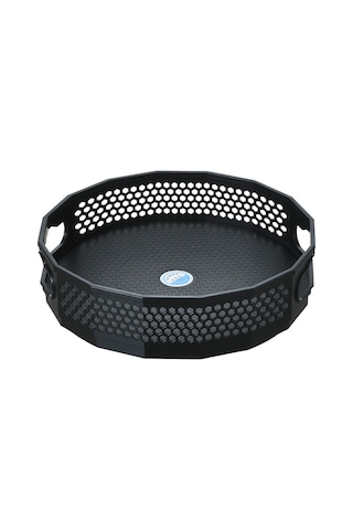 Mufunye Küçük Siyah Dönen Mutfak/banyo Dolabı 22.5 6.5 Cm Raf, Malzeme Düzenleyici Pratik Kullanım Dayanıklı Malzeme Siyah