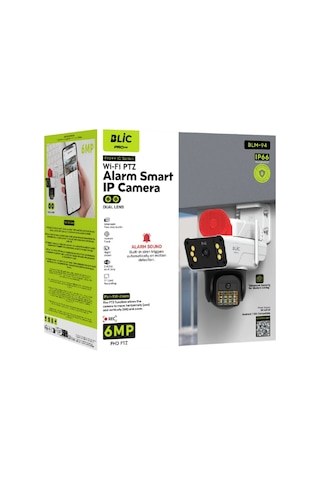 Blic Blm-94 6mp Çift Lens Wi-fi Hareketli Ptz Dış Mekan Güvenlik Kamerası