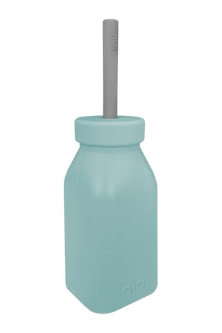 OiOi Şişe + Pipet Aqua Green / Powder Grey Gri - Mint Yeşili OiOi Şişe + Pipet Aqua Green / Powder Grey Gri - Mint Yeşili
