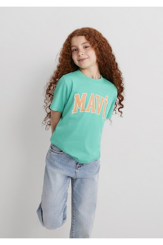 Mavi - Mavi Logo Baskılı Yeşil Tişört 7610109-71724 Yeşil
