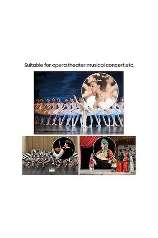 Trendooze Yetişkinler Vintage Ve Tiyatro Temizleme Taşıma Saplı Opera Mini Kompakt İle İçin Hafif Gözlükleri Dürbünü Dürbün Çocuklar Çantası Bezi 3 25 Mc