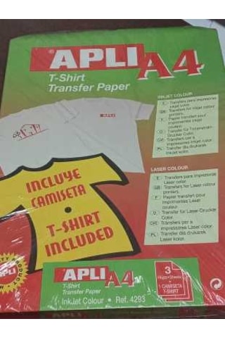 APLİ A4 TRANSFER T-SHIRT