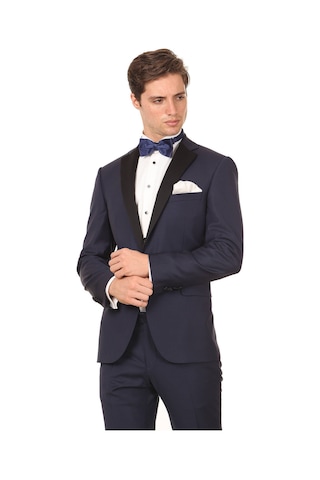 Kip Saks Slim Fit Kelebek Yaka Dokuma Smokin Takım Elbise Çok Renkli