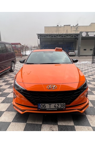 hyundai elentra (2021...) ön tampon eki---fibersan tuning