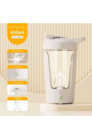 Ranyeek Otomatik Karıştırıcı Elektronik Kahve Fincanı - Şarj Edilebilir, Sağlıklı Malzeme, Portatif, Ev Ve Ofis Kullanıma Uygun Beyaz Diğer