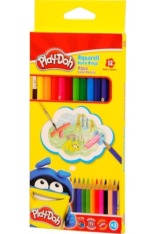 Play-Doh Aquarell Kuru Boya Tam Boy 12 Renk