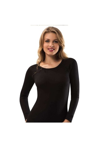 Tutku Kadın Kışlık Termal Sıcak Tutan Tayt Fanila Takım Set Siyahkarışık 2Xl Siyah