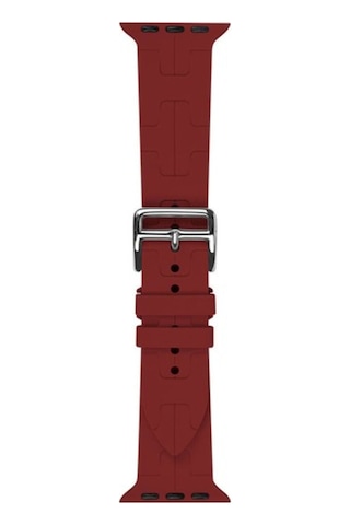 Apple Watch Uyumlu  Ultra 49mm Krd-92 Silikon Kordon Koyu Kırmızı