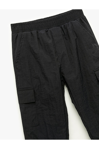 Koton Beli Lastikli Kargo Cepli Jogger Pantolon Lacivert 6wkb40010tw Lacivert