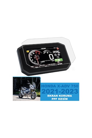 Honda X-adv 750 2021-2023 Tft/lcd Ekran Koruma Şeffaf Folyo Sticker Etiket Modeli