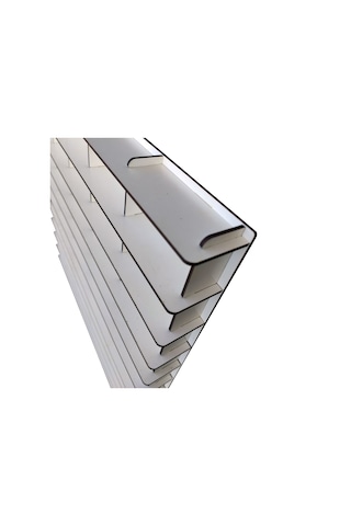 Ahşap Hobi Araba Rafı Beyaz 50 Araçlık Kişiye Özel Isimli