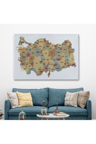 Es10 Dekoratif İstanbul Kız Kulesi Kanvas Tablo (95 x 165) HS-3134-3