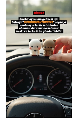 Dudu Ve Bubu 3d Yapışkanlı Torpido Aksesuarı