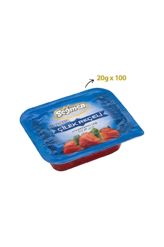 Seğmen Çilek Reçeli  Piknik 100 x 20 G