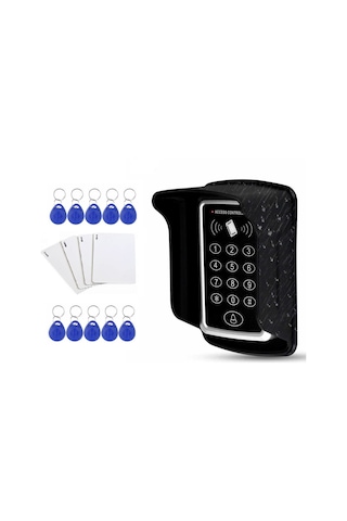 Sonex Rfid Şifreli Kapı Kilidi - Su Koruyucu Kılıf + 10 Tag + 10 Kart