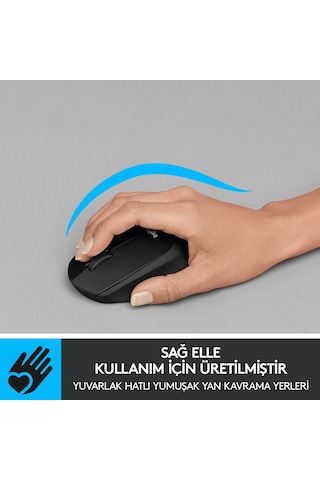 M330 Sılent Kablosuz Siyah 910-004909 Diğer