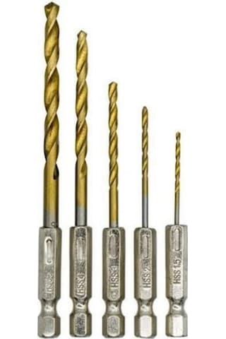 Bn5 Şarjlı Tornavida Bits Matkap Ucu Seti Takımı 5 Parça