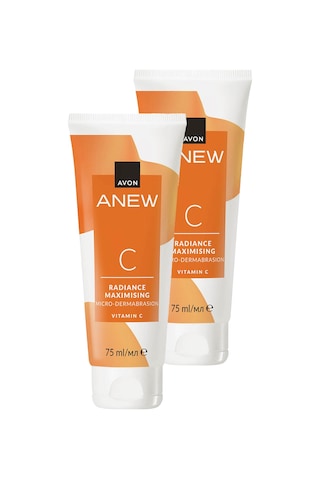 Avon Anew Radiance Maximising Mikro Dermabrazyon C Vitamin Arındırıcı Scrub 2 x 75 ML