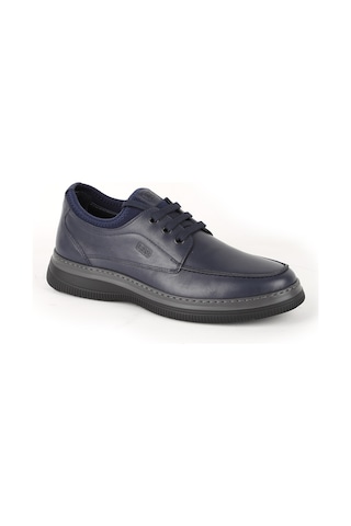 Lbr H1068 Erkek Deri Casual Ayakkabı Lacivert
