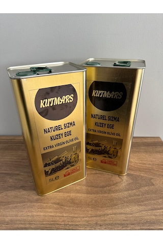 Kutmars Naturel Sızma Kuzey Ege Zeytinyağı 5 L