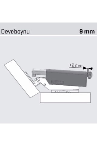 Gürdalboyahırdavat Samet Star Plus Menteşe Yavaşlatıcı Fren Düz-Gri