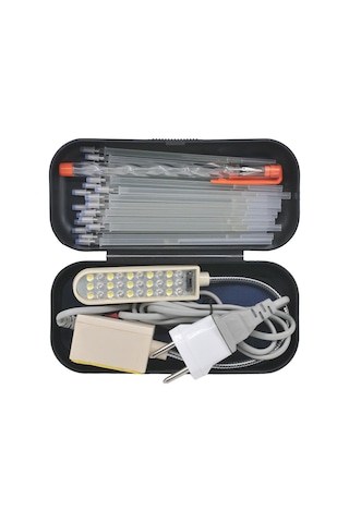 Ekoset Ultraviyole Uv Led Lamba Ve 20 Adet Ince Tip Uv Kalem Seti
