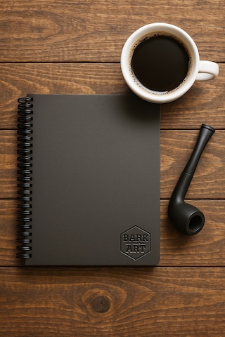 Siyah Defter Ve Beyaz Jel Kalem Seti 17x24