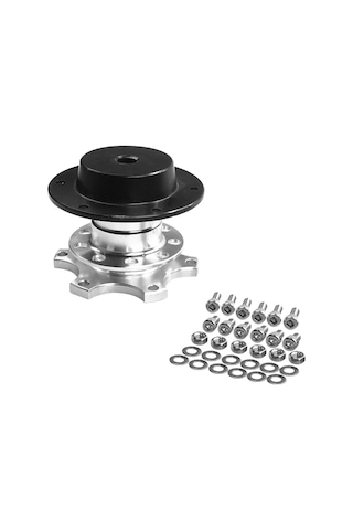 Lemestar 6 Yuvalı Hızlı Sökme Direksiyon Göbeği Adaptörü - Alüminyum Alaşım Evrensel Direksiyon Çıkarma Aleti