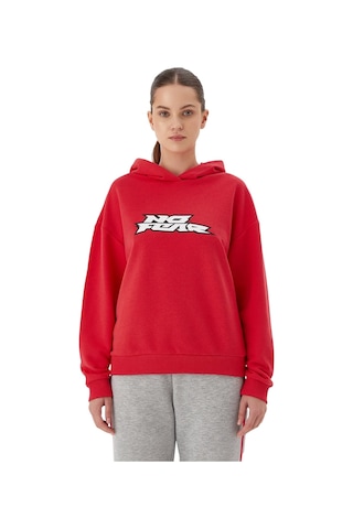 Kadın No Fear Sweatshirt Nfr-w500154 Kırmızı